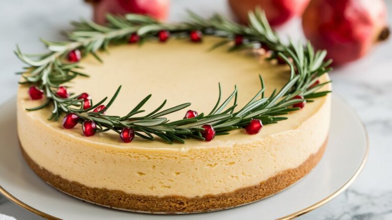 Creamy and Irresistible Eggnog Cheesecake Recipe for the Holidays