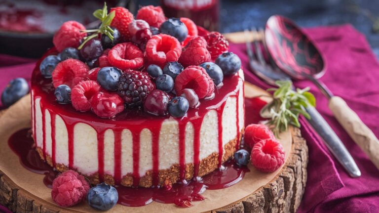 Bloody Berry Cheesecake: A Spooky and Scrumptious Dessert for Any Occasion