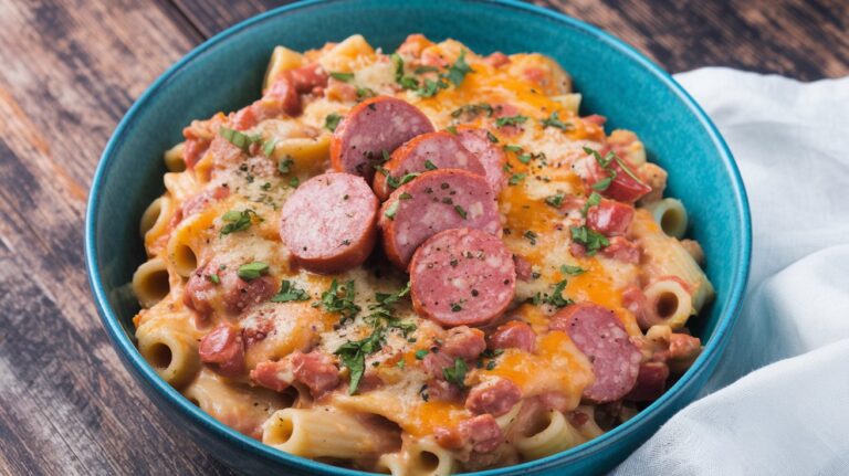 Crockpot Pierogi Casserole with Kielbasa: A Hearty and Easy Comfort Food Recipe