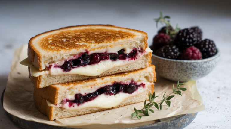 Blackberry Balsamic & Brie Grilled Cheese: A Gourmet Twist on Comfort Food