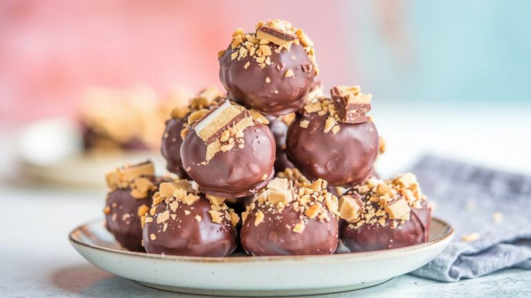 How to Make Irresistible Chocolate Butterfinger Balls