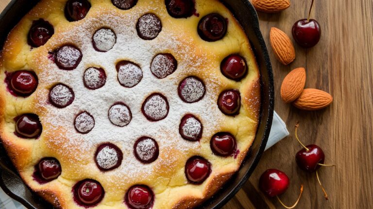 Cherry Amaretto Clafoutis: A Delightful French Dessert