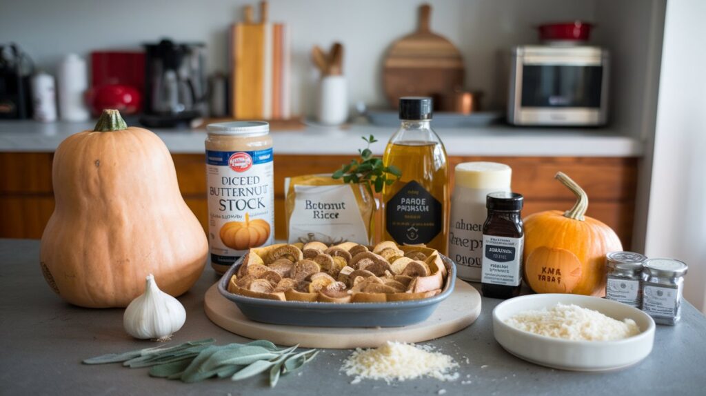 Pumpkin Spice French Toast Bake served in a rustic dish, with a golden-brown top, filled with the rich flavors of pumpkin and warm spices, perfect for fall mornings