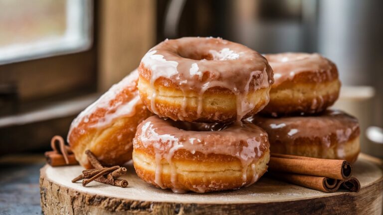 Fluffy Apple Cider Donuts Infused with Cinnamon, Nutmeg, and Apple Cider