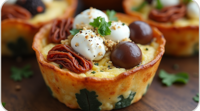 High-Protein Mediterranean Egg Muffins for Busy Mornings