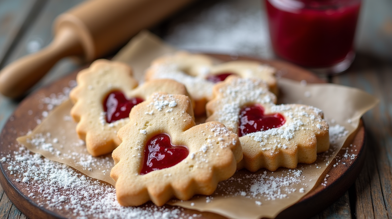 These easy jam-filled heart cookies for any occasion are perfect for holidays, parties, or a sweet homemade gift. Try them today